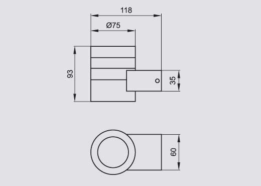 AVAN U11 50W GU10 szary