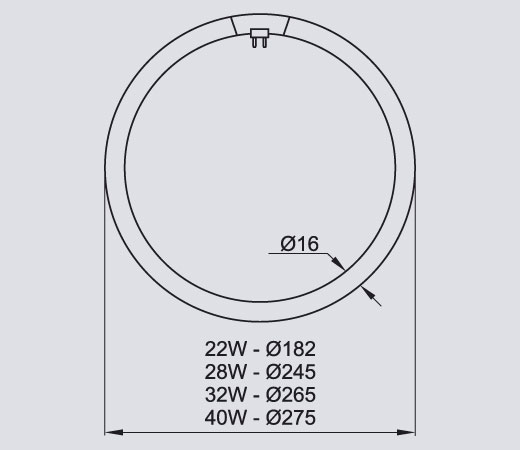 FCS 40W 4000K G10q