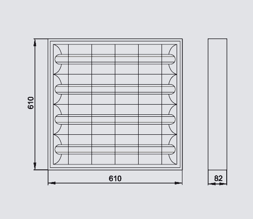 Rastra 204 4x18W PPE