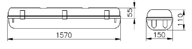 Aquar 2x58W EL