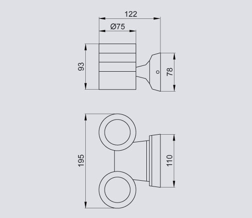 AVAN U12 50W GU10 szary