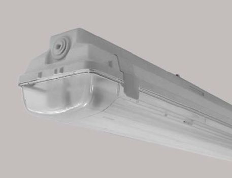 Dust reflector 2x36W