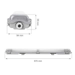 Limea LED Tube Slim Hermetyk 2x60cm T8 G13 IP65