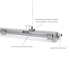 Limea LED Tube Slim Hermetyk 2x60cm T8 G13 IP65