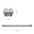 Limea LED Tube Slim Hermetyk 2x120cm T8 G13 IP65