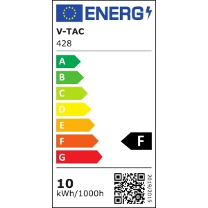 Naświetlacz LED 10W 800lm 4000K IP65 biały VT-10