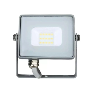 Naświetlacz LED 10W 800lm 3000K IP65 szary VT-10 3000K