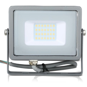 Naświetlacz LED 20W 1600lm 3000K IP65 szary VT-20