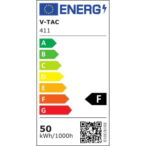 Naświetlacz LED 50W 4000lm 6400K IP65 biały VT-50