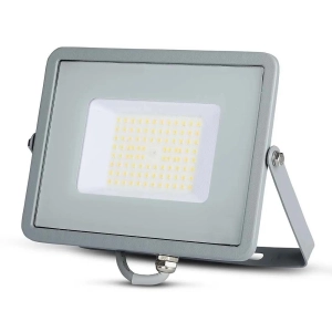 Naświetlacz LED 50W 5750lm 4000K IP65 SLIM szary VT-56