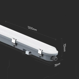Lampa hermetyczna 120cm IP65 LED 36W 4320lm 6500K VT-120137S czujnik ruchu mikrofalowy