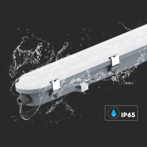 Lampa hermetyczna 150cm IP65 LED 48W 5760lm 4000K VT-150149S czujnik ruchu mikrofalowy