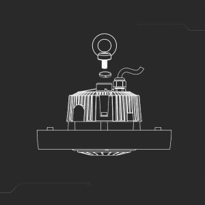 Lampa high bay IP65 LED 100W 18500lm 4000K VT-9119