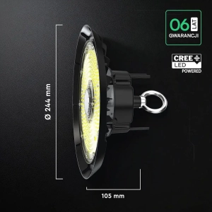 Lampa high bay Ufo IP65 LED 100W 13500lm 6500K VT-91102