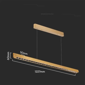 Lampa linear LIFUD 120cm LED 36W 2880lm CCT VT-7-36
