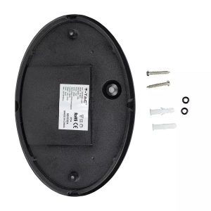 Lampa sufitowa IP54 LED 12W 840lm 3000K VT-8010-B