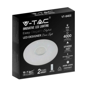 Lampa sufitowa LED 40W 4000lm CCT VT-8405