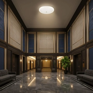 Lampa sufitowa LED 12W 900lm 4000K VT-13 czujnik ruchu PIR