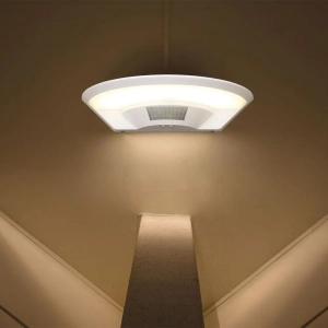 Lampa sufitowa IP54 LED 10W 900lm 4000K VT-81005 czujnik ruchu PIR