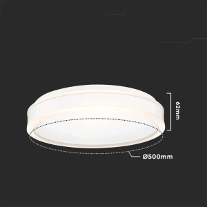 Lampa sufitowa LED 42W 4400lm 4000K VT-7758-W