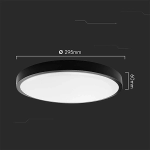 Lampa sufitowa IP44 LED 24W 2500lm 3000K VT-8624B