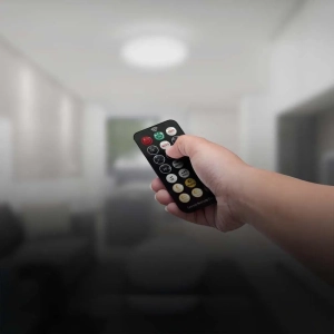 Lampa sufitowa IP44 LED 18W 1830lm 3000K VT-8618S czujnik ruchu mikrofalowy