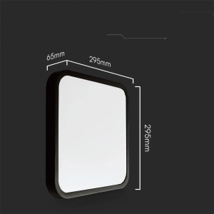 Lampa sufitowa IP44 LED 18W 1830lm 4000K VT-8618S czujnik ruchu mikrofalowy