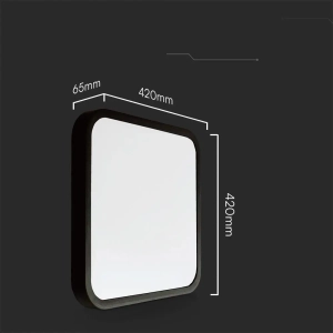 Lampa sufitowa IP44 LED 36W 3820lm 4000K VT-8630S czujnik ruchu mikrofalowy