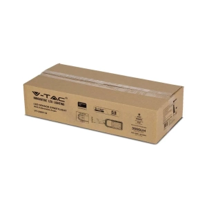 Lampa uliczna IP65 LED 30W 3000lm 6500K VT-39ST-S czujnik zmierzchowy