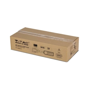 Lampa uliczna IP65 LED 100W 11500lm 4000K VT-139ST-S czujnik zmierzchowy