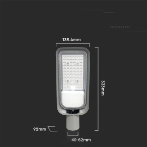Lampa uliczna IP65 LED 30W 2505lm 4000K VT-150030ST
