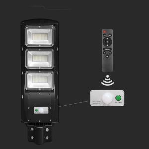 Lampa uliczna solarna IP65 LED 12W 1200lm 6000K VT-ST180W