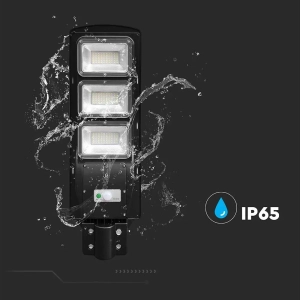 Lampa uliczna solarna IP65 LED 12W 1200lm 6000K VT-ST180W