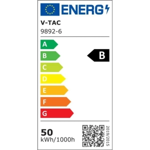 Naświetlacz LED 50W 9250lm 4000K IP65 czarny VT-4456