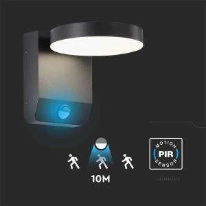Naświetlacz IP65 LED 17W 2520lm 4000K VT-11020S czujnik ruchu PIR