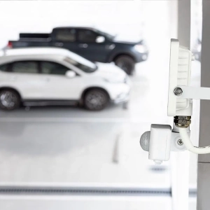 Naświetlacz IP65 LED 50W 4000lm 3000K VT-50-S-W czujnik ruchu PIR