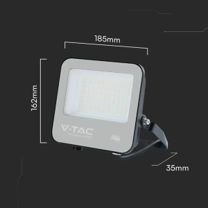 Naświetlacz LED 50W 6750lm 6500K IP65 czarny VT-4455