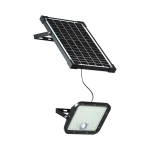 Naświetlacz solarny IP65 LED 30W 4800lm 6400K VT-432 czujnik ruchu PIR