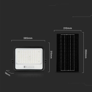 Naświetlacz solarny IP65 LED 12W 1700lm CCT VT-204W
