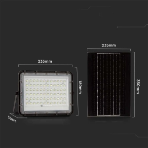 Naświetlacz solarny IP65 LED 15W 1200lm 6400K VT-120W