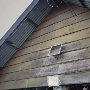 Naświetlacz solarny IP65 LED 10w 800lm 6400K VT-80W-W