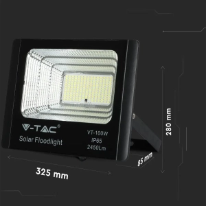 Naświetlacz solarny IP65 LED 35W 2450lm 4000K VT-100W