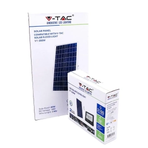 Naświetlacz solarny IP65 LED 40W 3100lm 4000K VT-200W