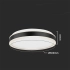 Lampa sufitowa LED 42W 4400lm 4000K VT-7758-B