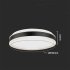 Lampa sufitowa LED 18W 1280lm 4000K VT-7779