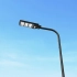 Lampa uliczna solarna IP65 LED 12W 1200lm 6000K VT-ST180W