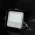 Naświetlacz LED 50W 9250lm 4000K IP65 czarny VT-4456