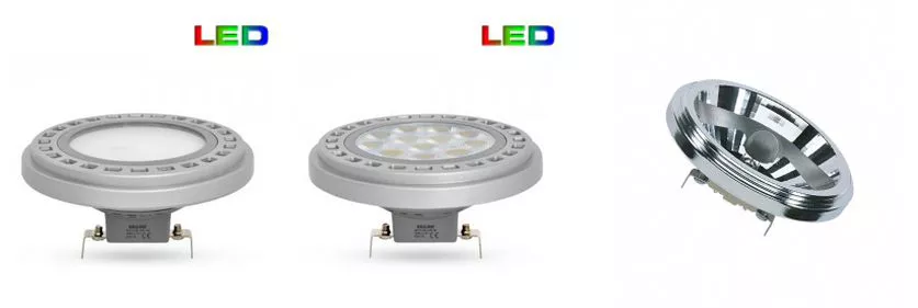 LED AR111 G53 kontra Halospot 111 G53