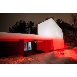 Naświetlacz LED 50W światło biało-czerwone