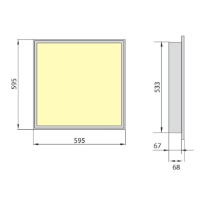 Orega Linx 60 50W 4000K  OP-ORW506-40